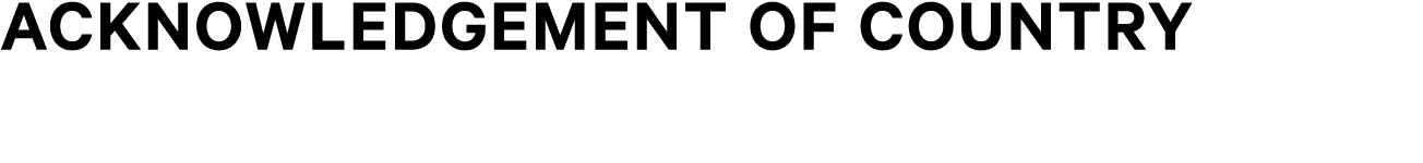 acknowledgement of country