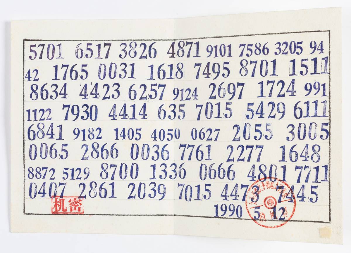 Two-finger exercise (insert for envelope) by Guan Wei | MCA Australia
