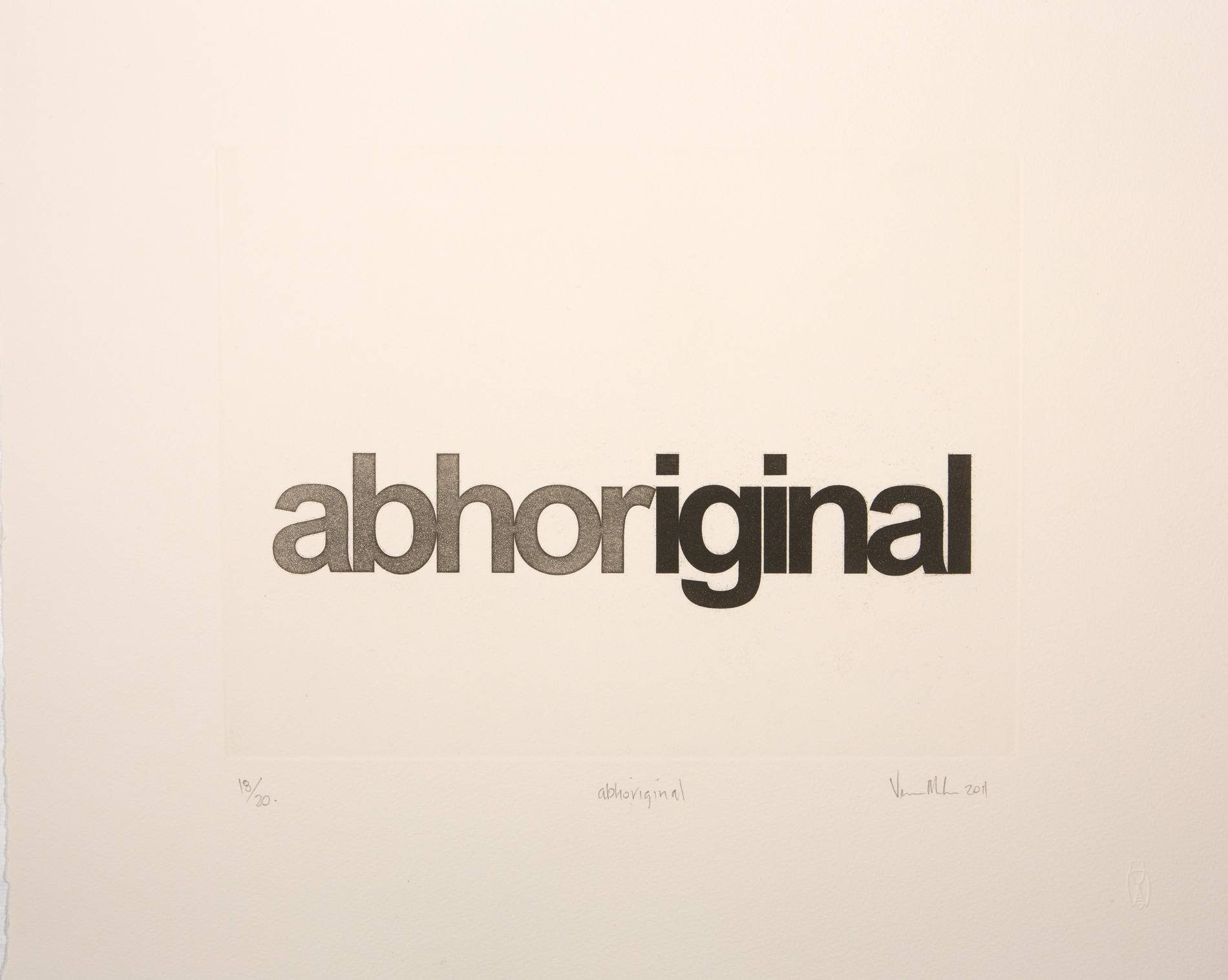 abhoriginal by Vernon Ah Kee | MCA Australia