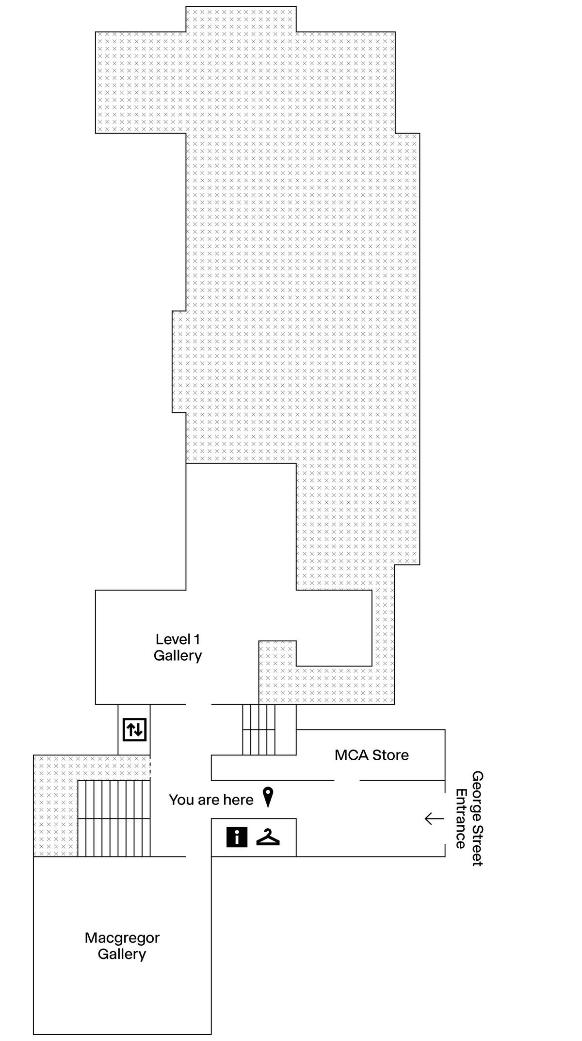 Museum map MCA Australia
