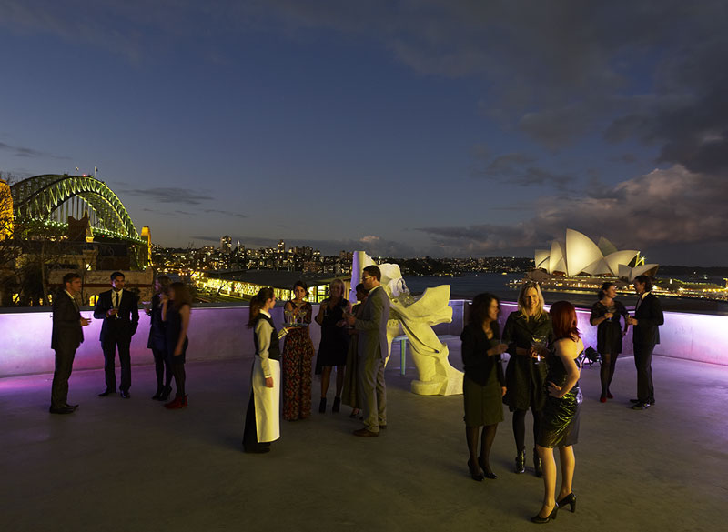 Terraza del Museo de Arte Contemporáneo en Sydney